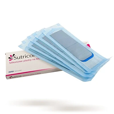 Image of Sutricon Silicone Scar Treatment Sheets 5 Gel of cm x 30 Size to Individual Adjustment (Trimming) The Surface Scar.