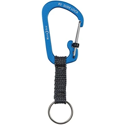 Image of Nite Ize SlideLock Key Ring Aluminum Blue, N/A