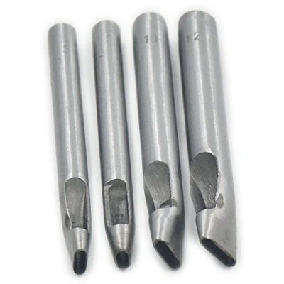 Image of Fujiyuan 1 set 3mm Hollow Hole Punch Oval shape Leather Belt Watch Band Gasket DIY Craft Cutter Tool Mixed Size