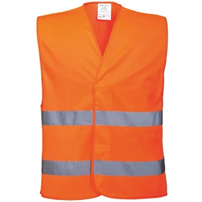 Image of Portwest Men&#039;s C474orr4x/5x Hi vis gilet sweat shirt hv, Orange, 4XL 5XL UK