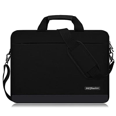 Image of Alfheim Laptop Bag with Shoulder Strap 14 inch Men Women Lightweight Waterproof Soft Computer Briefcase for Business Work Notebook Ultrabook Compatible Macbook Air/Macbook Pro A2442