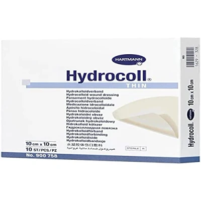 Image of Hydrocoll Wound Dressing 10 x cm Thin Sterile (Pack of 10)