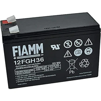 Image of FIAMM IC 12FGH36 Lead Battery 12V 9Ah (Faston 6.3 mm)