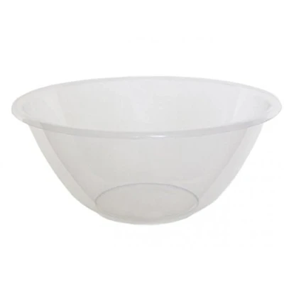 Image of Set of 2 30cm Mixing Bowl Clear Plastic by WhiteFurze (8L Capacity)