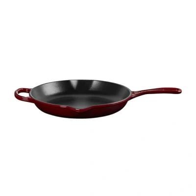 Image of Le Creuset Signature Garnet Cast Iron 23cm Skillet