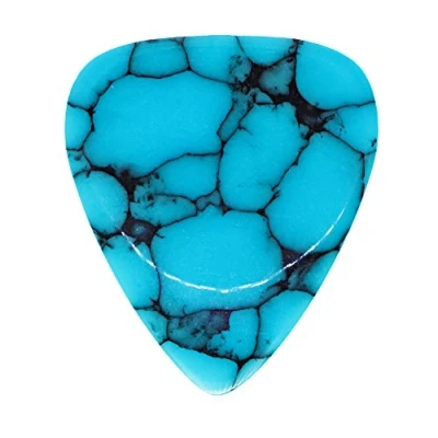 Image of Stone Tones Blue Dragon Skin Individual Plectrum