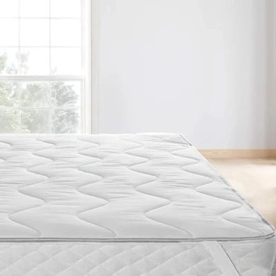 Image of HOMES LINEN Self Heating Thermal Mattress Topper Warm Cosy Pad Featuring Heat Reflecting Foil and Lining to Retain (Single)