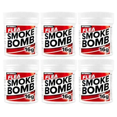 Image of Professional Strength 16g Flea Smoke Bomb Fogger Fumigator Kills Fleas (6)