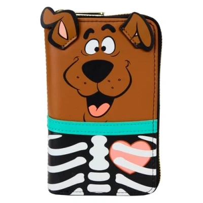 Image of Loungefly Scooby Doo Skeleton Cosplay Zip Around Wallet