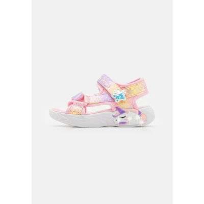 Image of Skechers Unicorn Dreams Sandals Light pink/multicoloured for kids, Size: 11.5K, pink/multi coloured Polyester