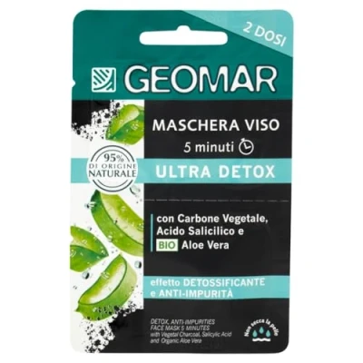 Image of Geomar Detox Anti Impurità Maschera Viso 2 Dosi