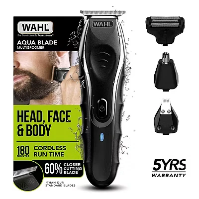 Image of Wahl Trimmer Kit Multigroomer Aqua Blade
