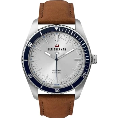 Image of Ben Sherman Mens Analogue Classic Quartz Watch with Leather Strap WBS114UT