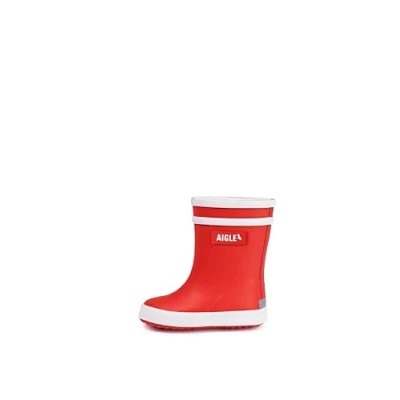 Image of Aigle Baby FLAC Fur 2 Rain Boot, red, 3 UK Child