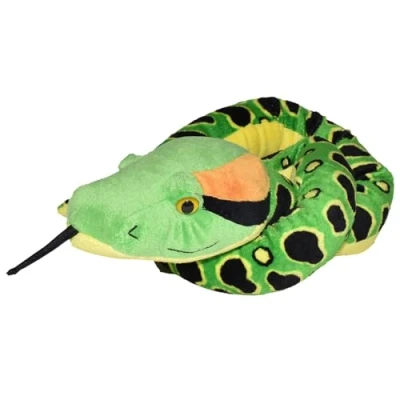 Image of Wild Republic Anaconda Snake Plush, Stuffed Animal, Plush Toy, Reptile, 54 Inches