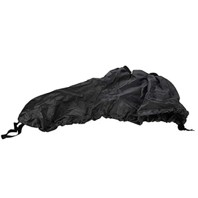 Image of Keenso Kayak spray Skirt, Adjustable Skirt Nylon Waterproof Cover Water Sports Accessory (Black) boating canoe deck