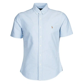 Image of Polo Ralph Lauren SLIM FIT Oxford Shirt, Men&#039;s, Size: Small, Blue