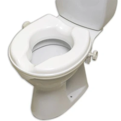 Image of NRS Healthcare Linton Plus Raised Toilet Seat, 50 mm / 2 inch, White