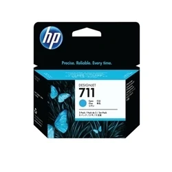 Image of HP 711 Cyan Standard Capacity Ink Cartridge 3x 29 ml Multipack CZ134A