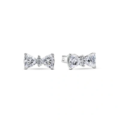 Image of Pandora Earrings Sterling Silver 925 293506C01, Cubic Zirconia