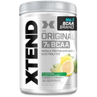 Image of XTEND Original BCAA Powder Lemon Lime Squeeze 30 Servings 7g BCAAs Per Serving Sugar Free Branched Chain Amino Acids and Electrolytes for Post Workout Muscle Recovery Hydration
