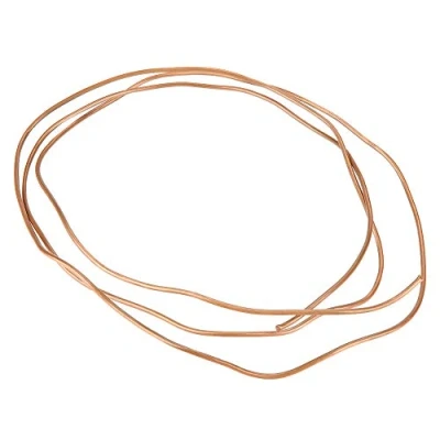 Image of 2M Soft Copper Tube Pipe Enameled Wire OD 3mm x ID 2mm for Refrigeration Plumbing Transformers
