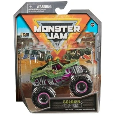 Image of Monster Jam 2024 Official 1:64 Diecast Truck Series 35 Danger Divas Soldier Fortune