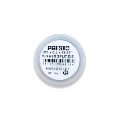 Image of Presto 641003.00.50 1316 Metric Coarse HSS Circular Adjustable Split Die