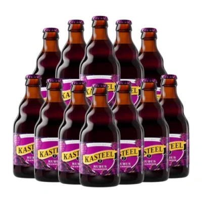 Image of Kasteel Belgian Rubus Framboise 330ml Bottles 7.0% ABV (12 Pack)