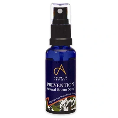 Image of Absolute Aromas Prevention Room Spray Natural Mist with Clove, Eucalyptus, Lemon, Ravintsara and Tea Tree Essential Oils