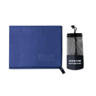 Image of ZONE3 Large Micro Fibre Towel Super Absorbent Lightweight Beach For Swim, Race, Training 80cm x 150cm When Folded Out