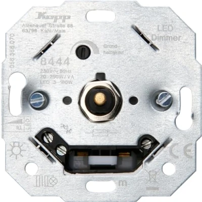 Image of Kopp 844400187 Dimmer, Silver, Sockel