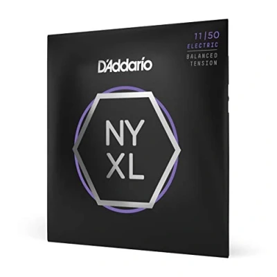 Image of D&#039;Addario Guitar Strings NYXL Electric NYXL1150BT Unrivaled Strength, Tuning Stability, Enhanced Mid Range For 6 String Guitars 11 50 Medium Balanced Tension