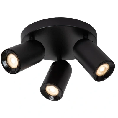 Image of Punch Classic Ceiling Spotlight Ø 21cm 3xGU10 Black