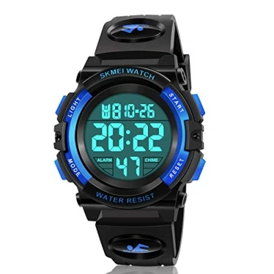 Image of ATIMO Boy Toys Age 6 12, LED 50M Waterproof Digital Sport Watches for Kids Birthday Presents Gifts 5 13 Year Old Boys