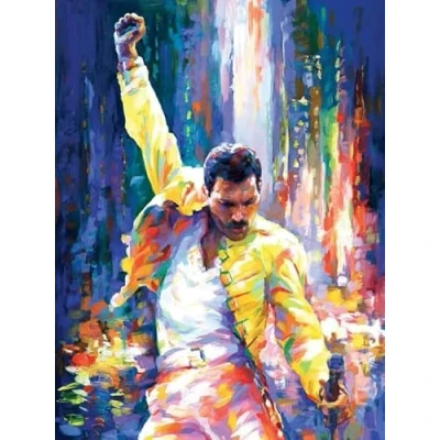 Image of JLANEZI 5D Full DIY Diamond Painting Singer Embroidery Cross Stitch Home Decor,G,40x55cm