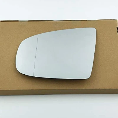 Image of Fits BMW X5 2007 to 2013 Wing Mirror Glass LEFT HAND ( UK Passenger Side ) Wide Angle