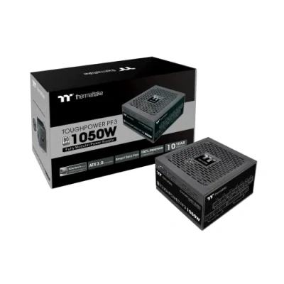 Image of Thermaltake Toughpower PF3 1050 WATT/ATX 3.0 / Native PCIE 5/100% Japanese Capacitors/ 80 Plus Platinum/Fully Modular PC Power Supply