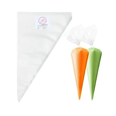 Image of Keenpioneer Disposable Decorating and Pastry Bags 14 Pack of 100 (Clear, 35.56cm)