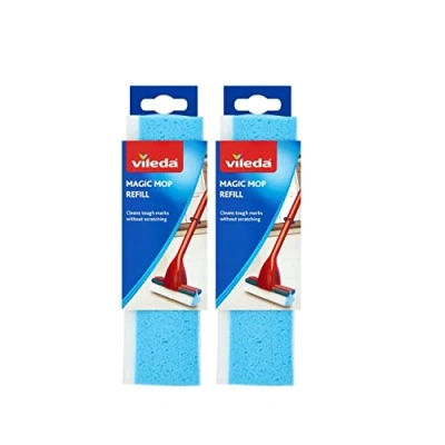 Image of Vileda Magic Mop Refill, Pack of 2 Head Replacements, Authentic