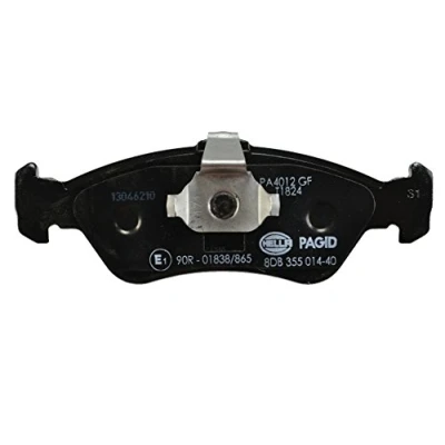 Image of 0024204020, 0024206020, 0044202720, 9024230510, 9024230510KZ Brake pad set HELLA 8DB 355 014 401 incl. wear warning contact with accessories