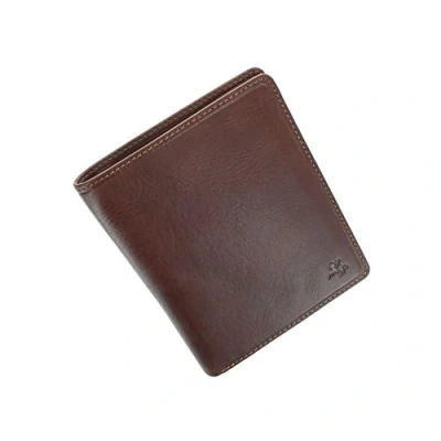 Image of VISCONTI Tuscany Collection Matteo Leather Jacket Wallet RFID Protection TSC49 Tan