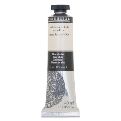 Image of New 40ml Artist Oil Zinc White Series 1