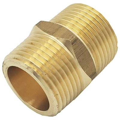 Image of 1/2&quot; BSP x NPT Male Union Nipple Thread Joiner Adaptor UK to American