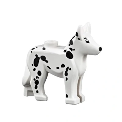 Image of LEGO Animals White Dog with Dalmatian Pattern Loose Accessory [Loose] by CITY