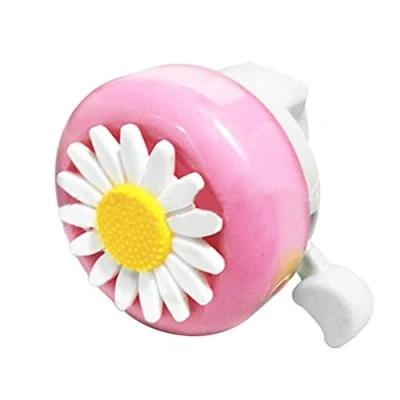 Image of QoFina kids bike girls bells daisy flower cycling ring for boys bell cute accessories
