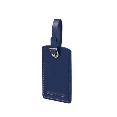 Image of Samsonite Global Travel Accessories Rectangle Luggage Tag, 10 cm, Blue (Midnight Blue)