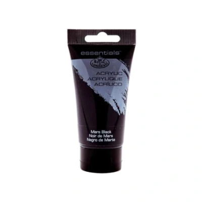 Image of Royal &amp; Langnickel Essentials 75ml Acrylic Paint Tubes (Mars Black)
