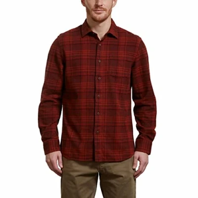 Image of Grayers Men&#039;s Heritage Flannels Long Sleeve, Red, XXL