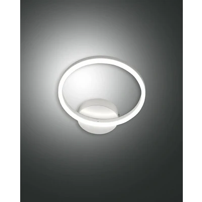 Image of Giotto Integrated LED Wall Light White Glass
